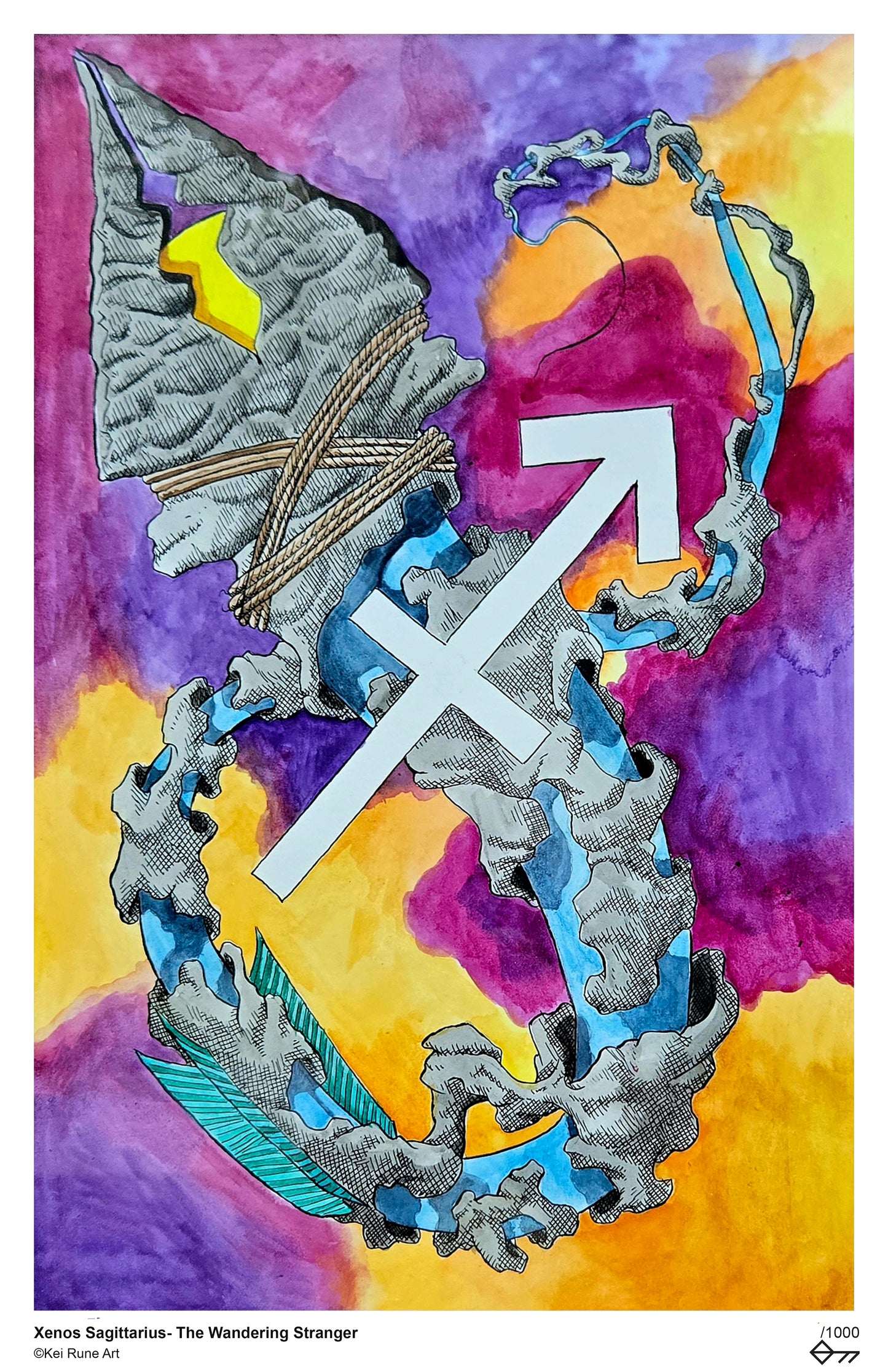 Xenos Sagittarius – The Wandering Stranger Print