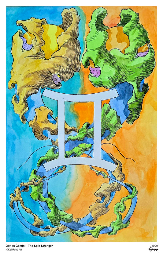 Xenos Gemini – The Split Stranger Print