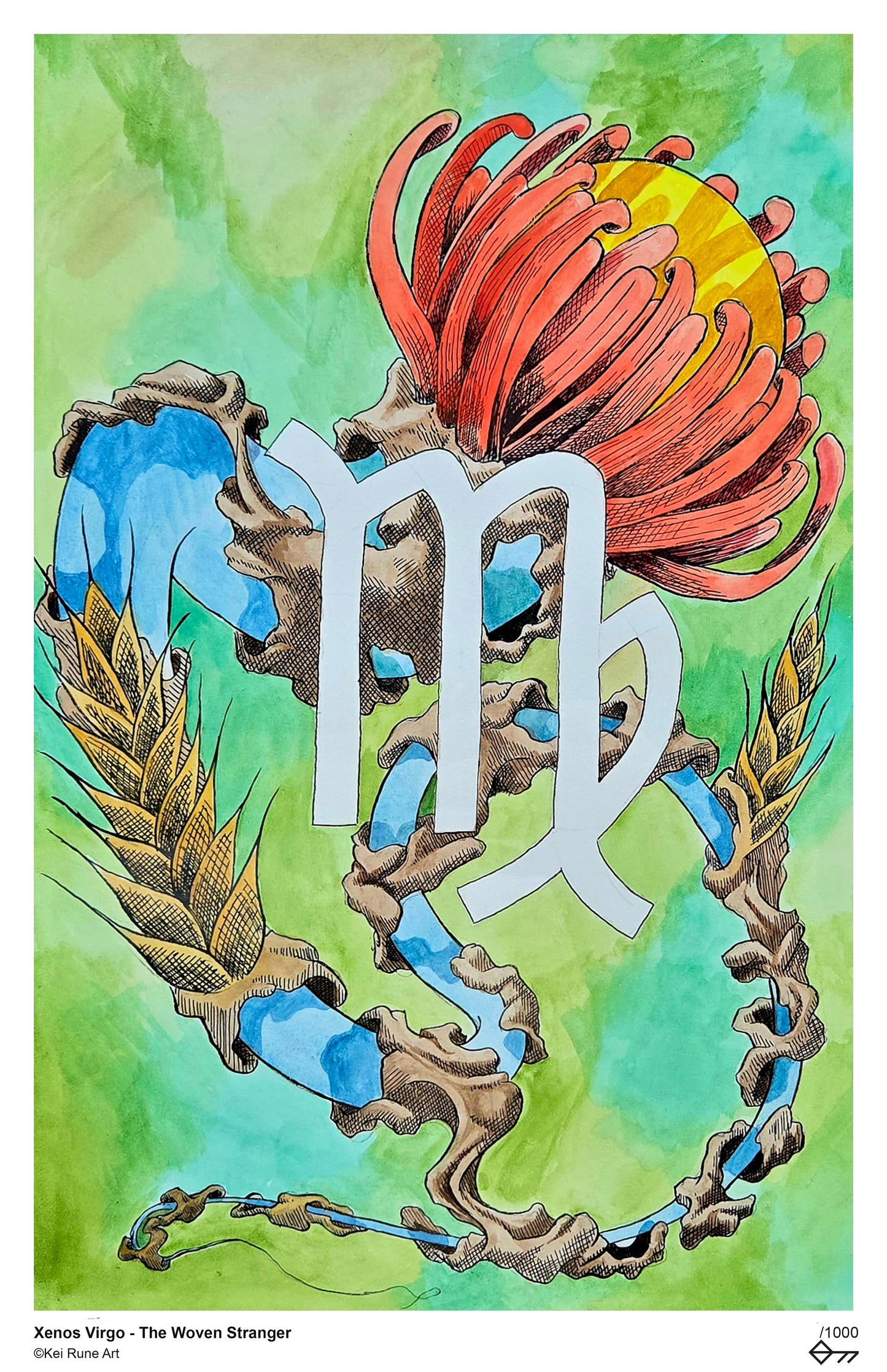 Xenos Virgo – The Woven Stranger Print