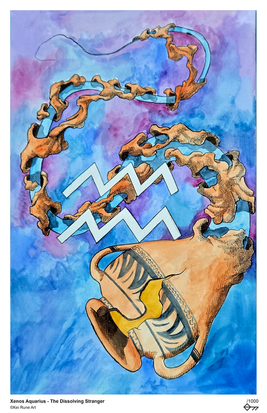 Xenos Aquarius – The Dissolving Stranger Print